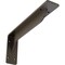 Ekena Millwork Embrey Steel Bracket, Hammered Dark Bronze 2"W x 12"D x 5 1/4"H BKTM02X12X05EBHDB - alternate 1